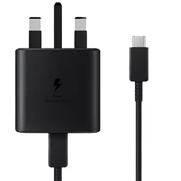 شارژر دیواری سامسونگ 45 وات مدل EP-TA845 سه شاخه اروپا به همراه کابل دو سر تایپ سی - ویتنام شارژر دیواری سامسونگ 45 وات مدل EP-TA845 سه شاخه اروپا به همراه کابل دو سر تایپ سی - ویتنام