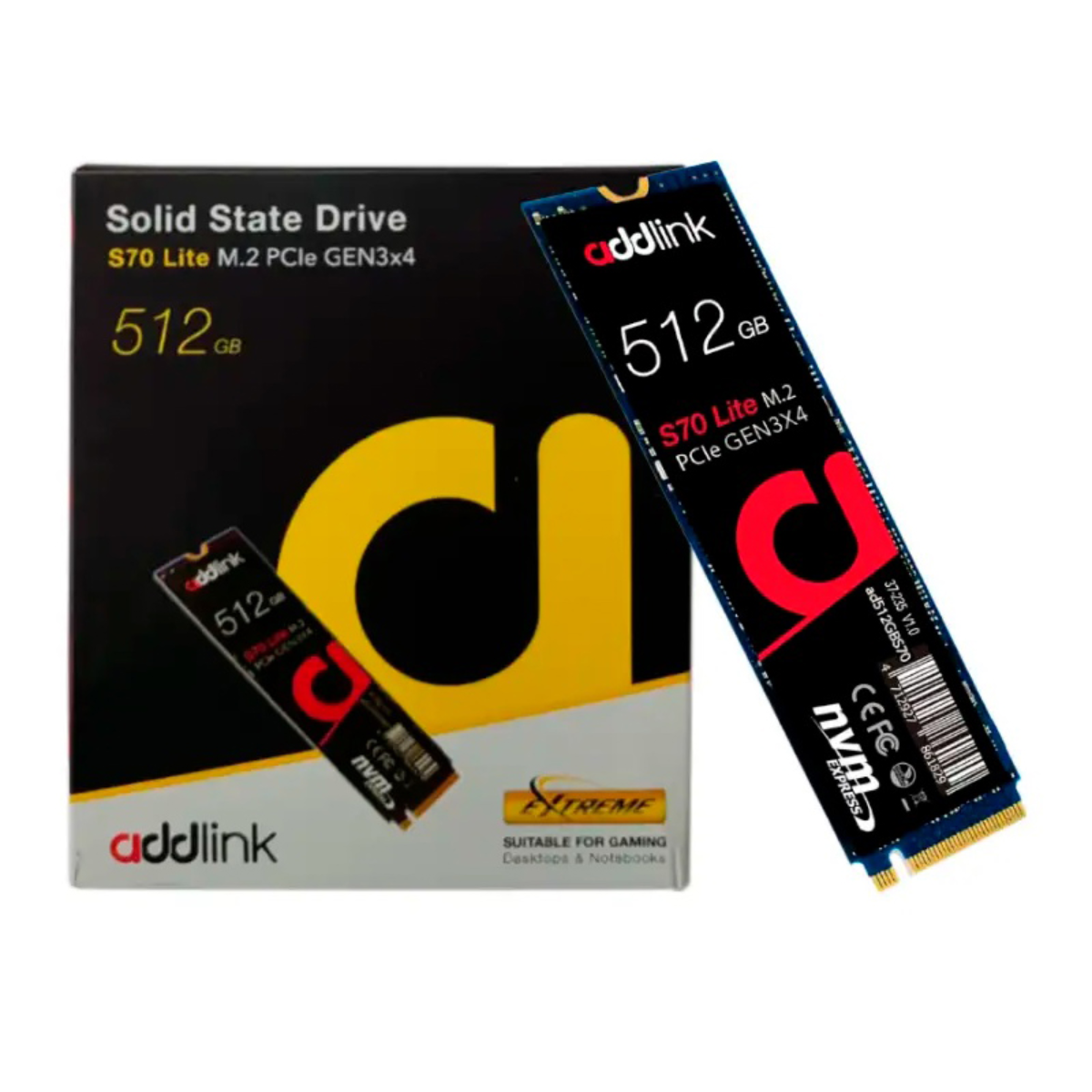 هارد اس اس دی اینترنال ادلینک مدل S70 Lite M.2 2280 ظرفیت 512 گیگابایت هارد اس اس دی اینترنال ادلینک مدل S70 Lite M.2 2280 ظرفیت 512 گیگابایت