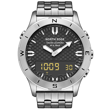 ساعت نورث ادج مدل Snow Leopard-نقرهای ساعت نورث ادج مدل Snow Leopard-نقرهای