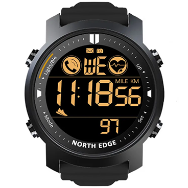 ساعت هوشمند نورث ادج مدل Laker -مشکی ساعت هوشمند نورث ادج مدل Laker -مشکی