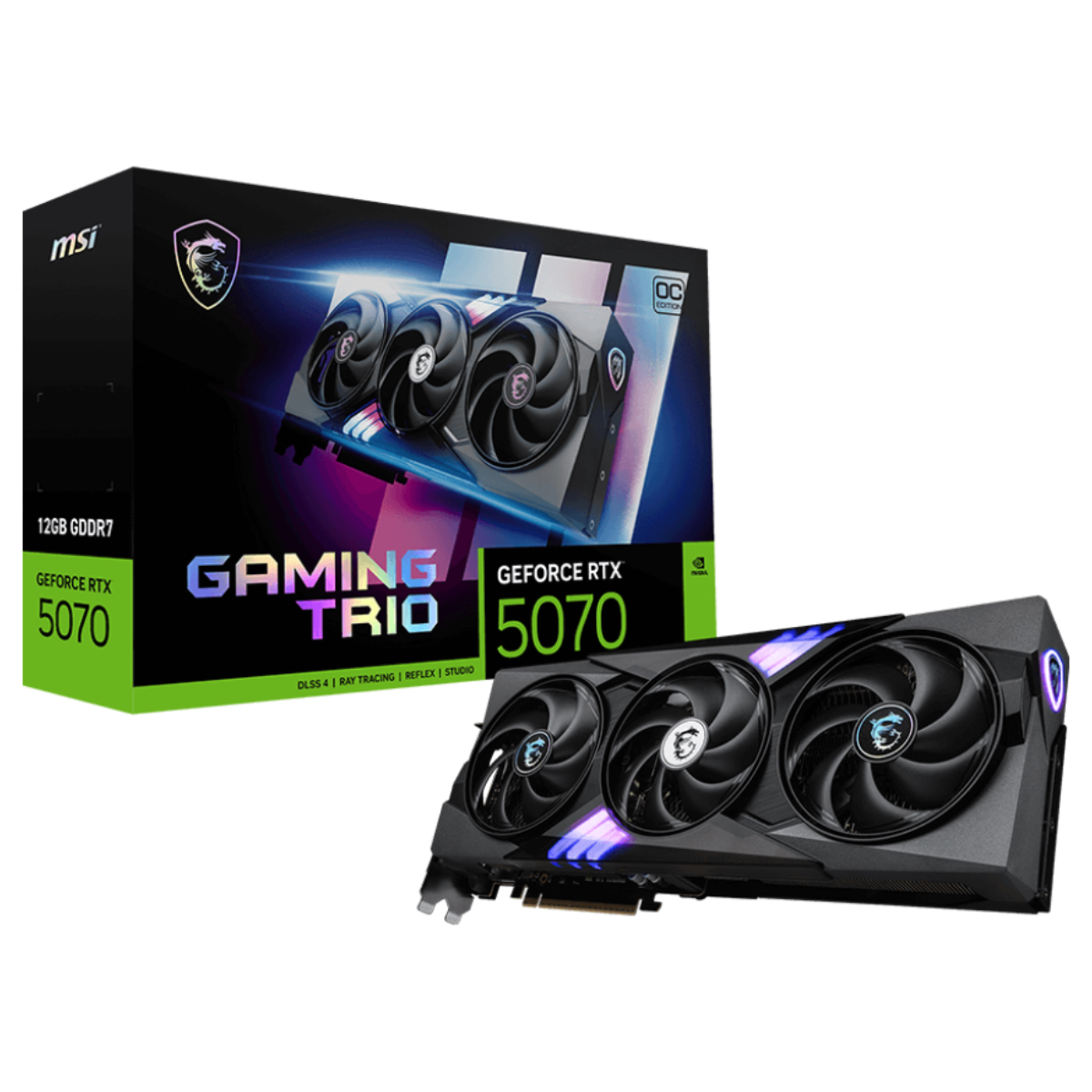 کارت گرافیک ام اس آی مدل GeForce RTX 5070 12G Gaming Trio OC کارت گرافیک ام اس آی مدل GeForce RTX 5070 12G Gaming Trio OC