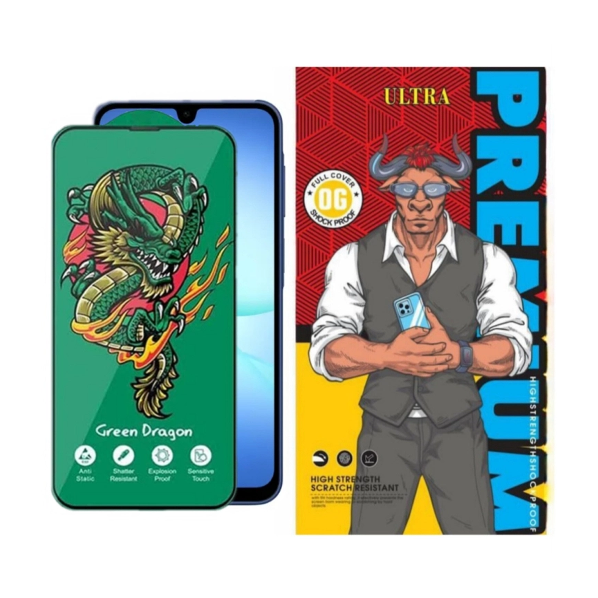 محافظ صفحه نمایش گوشی سامسونگ Galaxy A17 5G اولترا مدل Green Dragon محافظ صفحه نمایش گوشی سامسونگ Galaxy A17 5G اولترا مدل Green Dragon