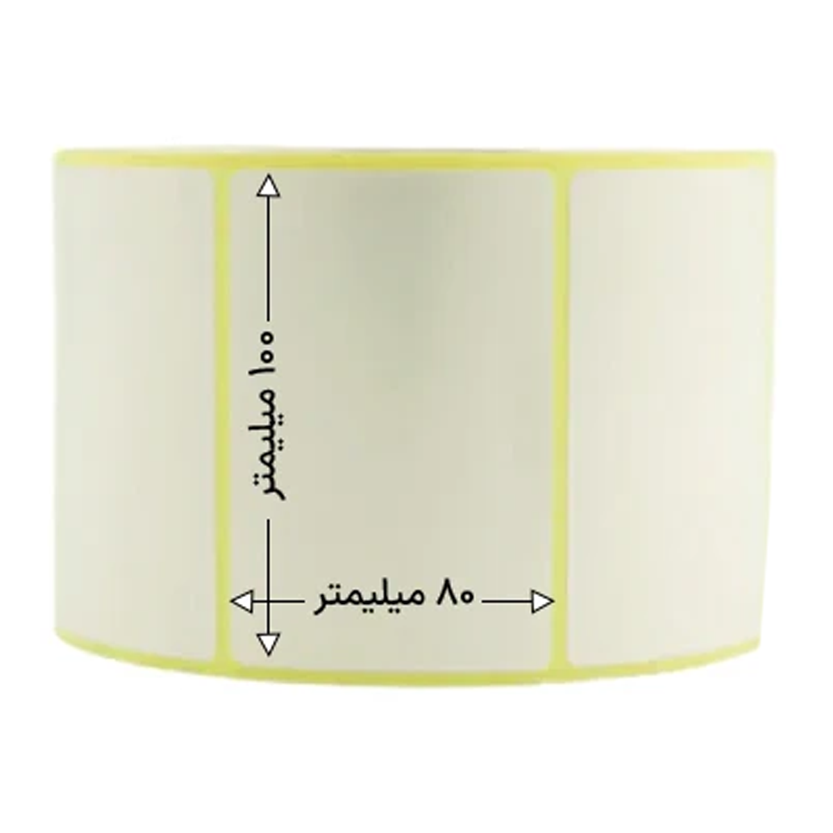 رول 500 تایی لیبل پی وی سی تک ردیفه 100x80 رول 500 تایی لیبل پی وی سی تک ردیفه 100x80