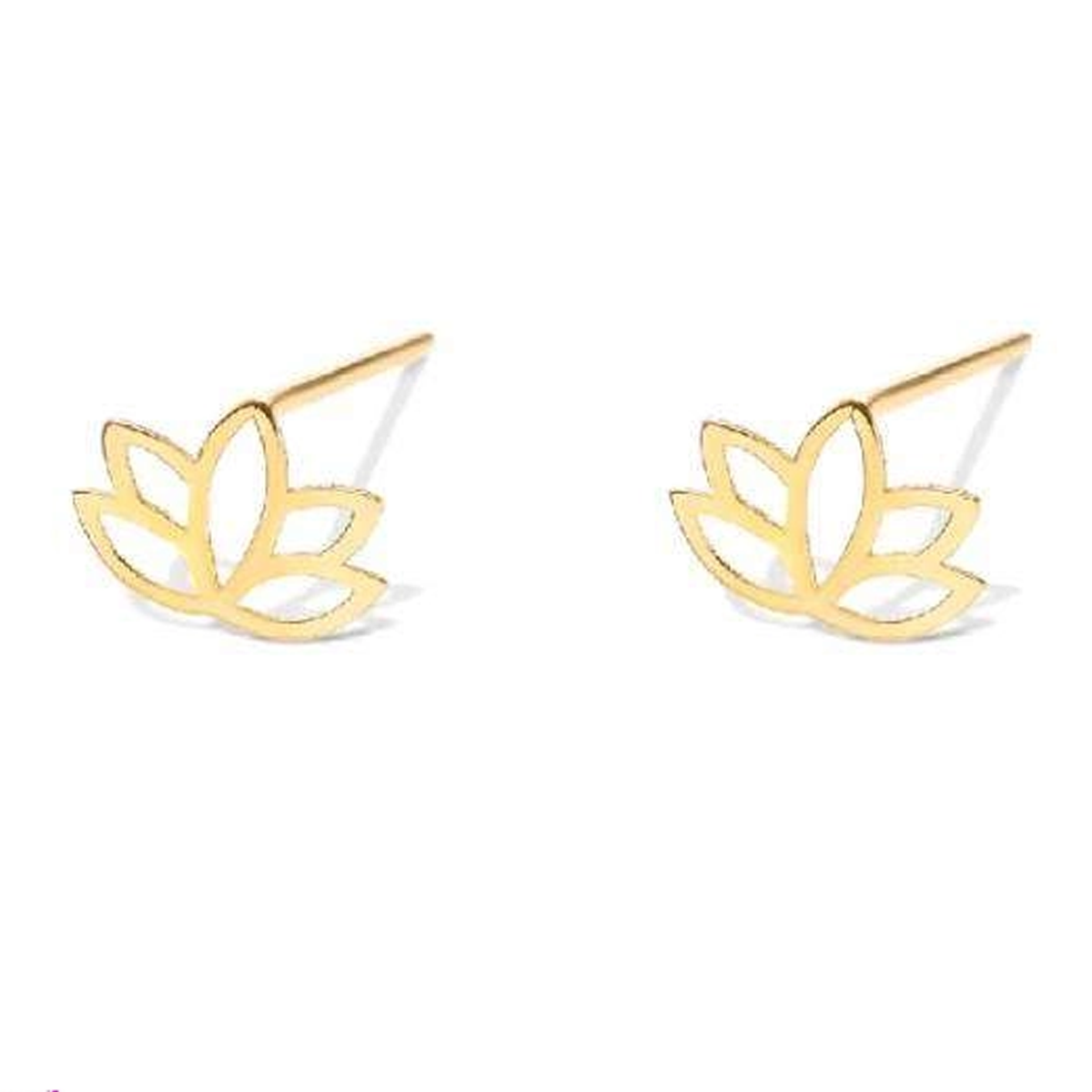 گوشواره طلا زنانه اپال گلد مدل نیلوفر 0195-0.29 گوشواره طلا زنانه اپال گلد مدل نیلوفر 0195-0.29