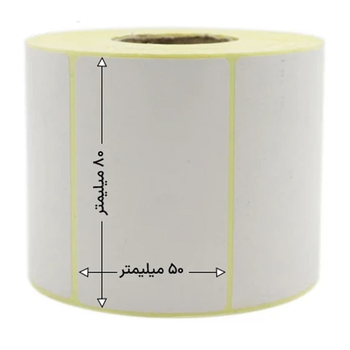رول 1000 تایی لیبل پی وی سی تک ردیفه 50x80 رول 1000 تایی لیبل پی وی سی تک ردیفه 50x80