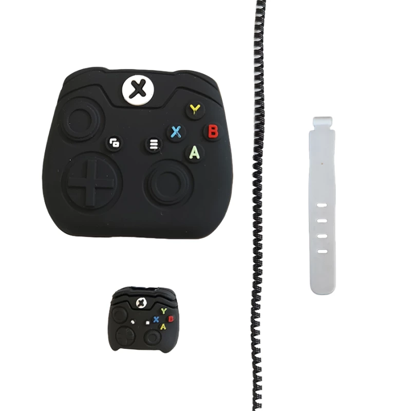 محافظ شارژر و کابل طرح فانتزی مدل Game مجموعه 4 عددی-سفید محافظ شارژر و کابل طرح فانتزی مدل Game مجموعه 4 عددی-سفید