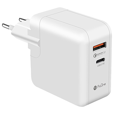 شارژر دیواری پرووان مدل PWC535 - توان 45 وات-سفید  شارژر دیواری پرووان مدل PWC535 - توان 45 وات-سفید