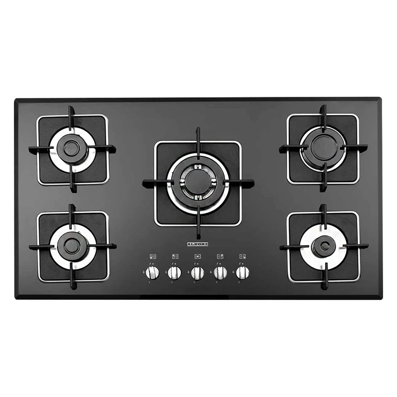 اجاق گاز صفحه‌ای 5 شعله استیل البرز کد G5960