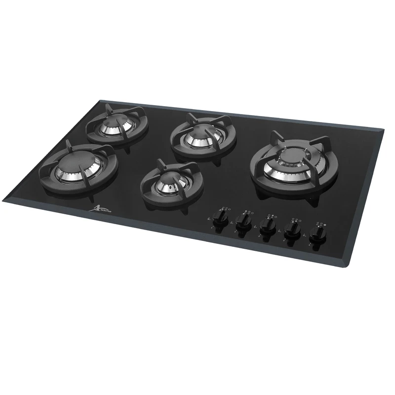 اجاق گاز صفحهای 5 شعله اخوان مدل V16-مشکی اجاق گاز صفحهای 5 شعله اخوان مدل V16-مشکی