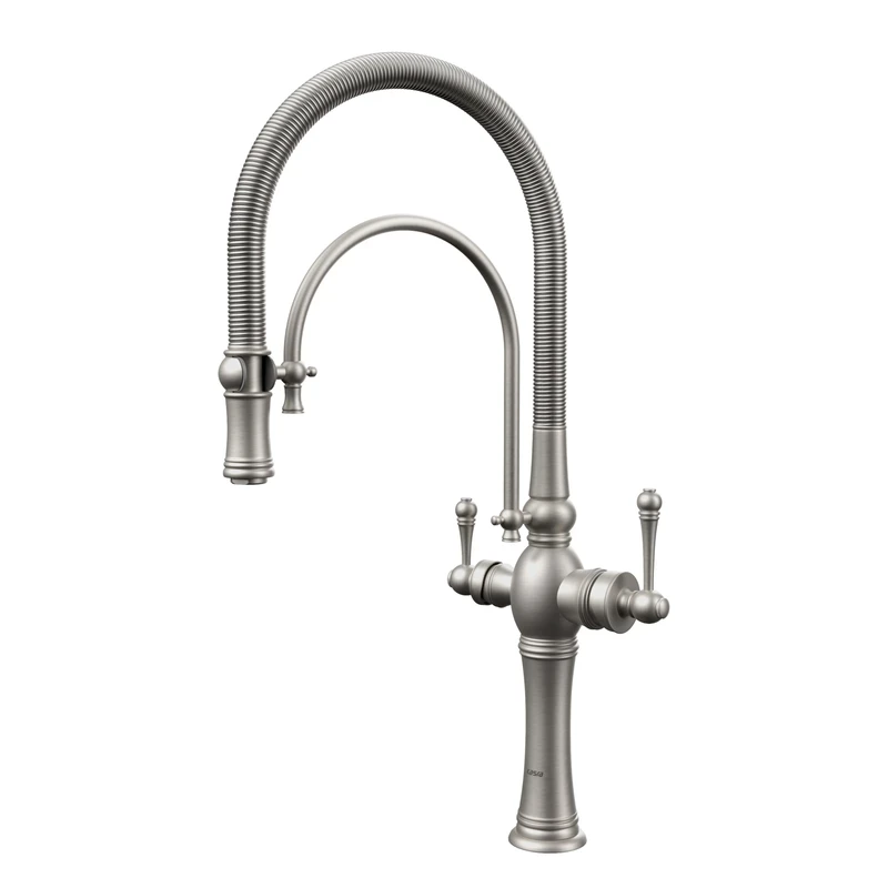 شیر آشپزخانه کسری مدل جنوا کد 01-کروم مات