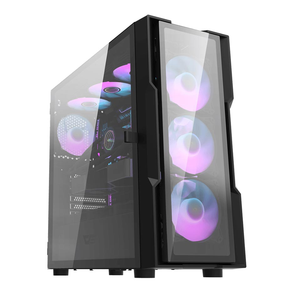 کیس کامپیوتر دارک فلش مدل DK431 Glass E-ATX کیس کامپیوتر دارک فلش مدل DK431 Glass E-ATX