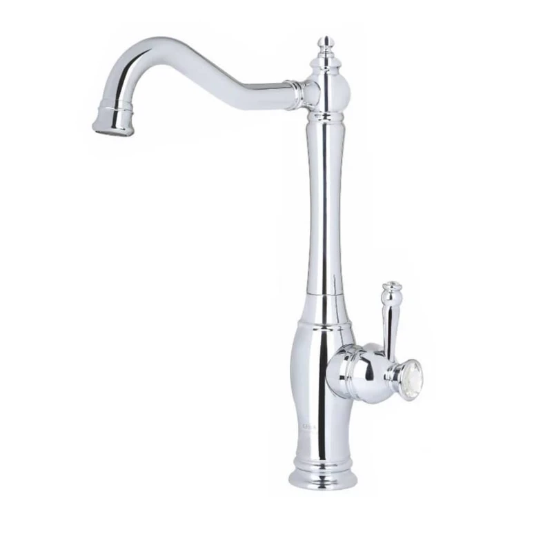 شیر آشپزخانه کسری مدل شهیاد کد 02-کروم شیر آشپزخانه کسری مدل شهیاد کد 02-کروم