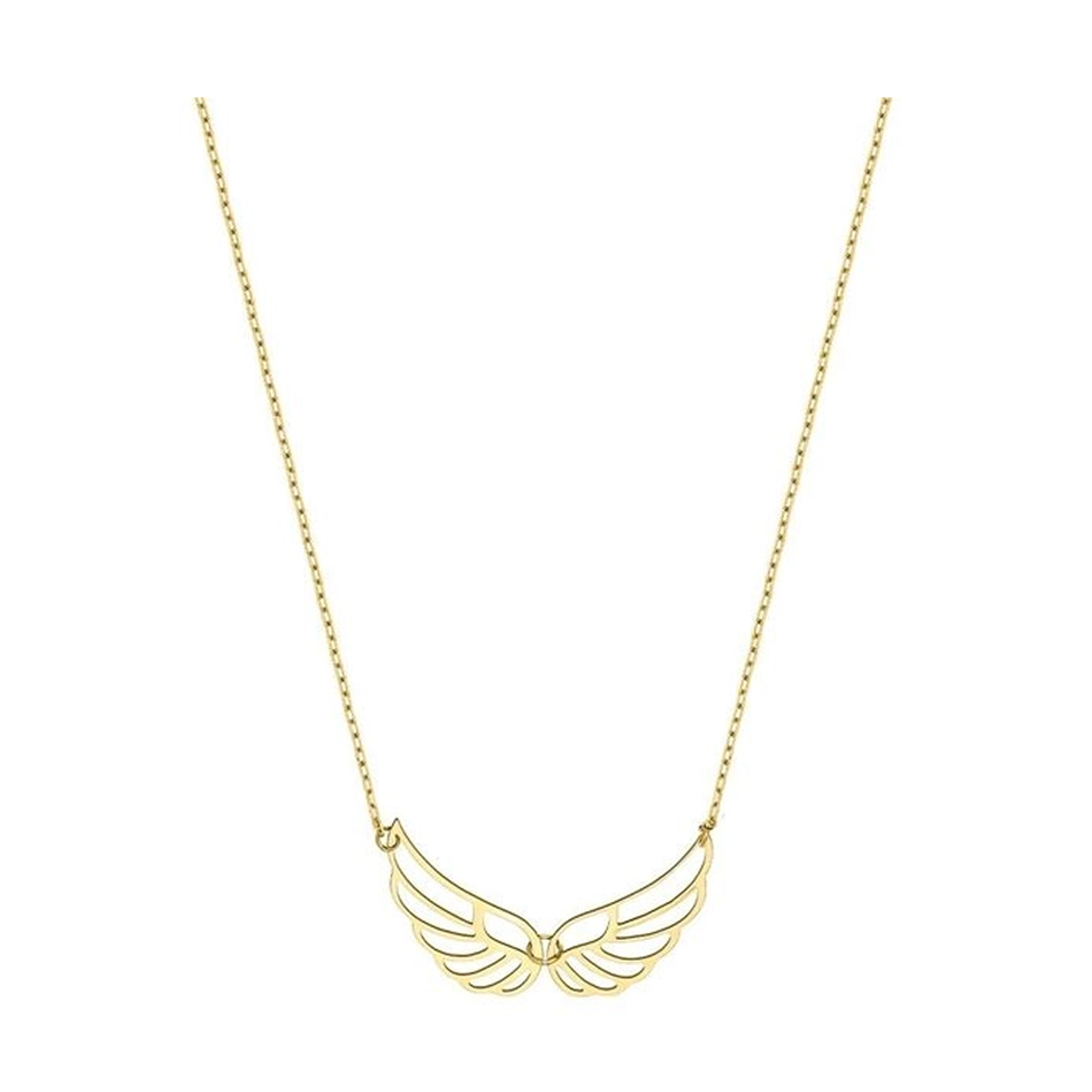 گردنبند طلا 18 عیار شمیم گلد گالری مدل پرواز-1.54 گردنبند طلا 18 عیار شمیم گلد گالری مدل پرواز-1.54