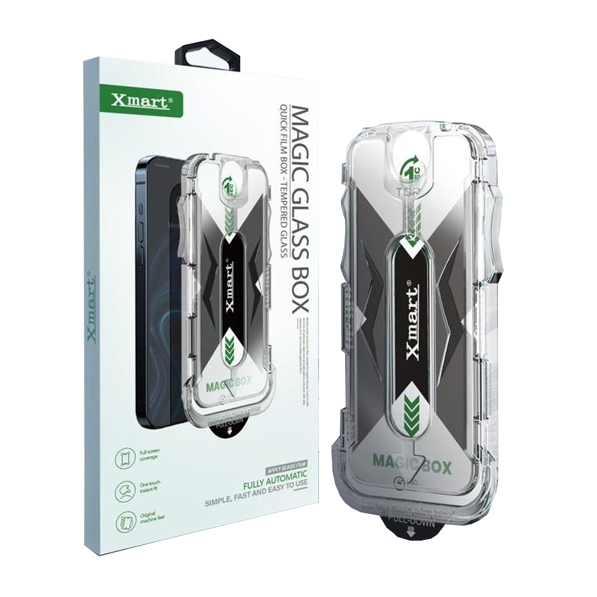 گلس گوشی اپل iPhone 14 Pro Max ایکس مارت مدل Magic Glass Box به همراه کیت نصب گلس گوشی اپل iPhone 14 Pro Max ایکس مارت مدل Magic Glass Box به همراه کیت نصب