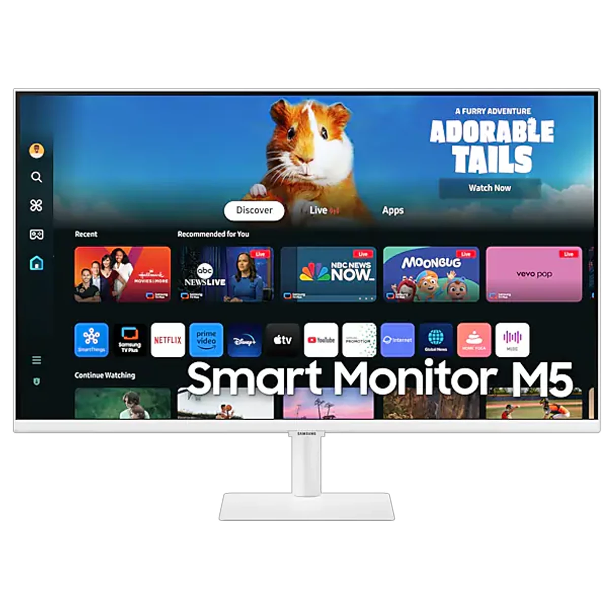 مانیتور سامسونگ مدل Smart Monitor M5 LS27DM501EM سایز 27 اینچ-سفید مانیتور سامسونگ مدل Smart Monitor M5 LS27DM501EM سایز 27 اینچ-سفید