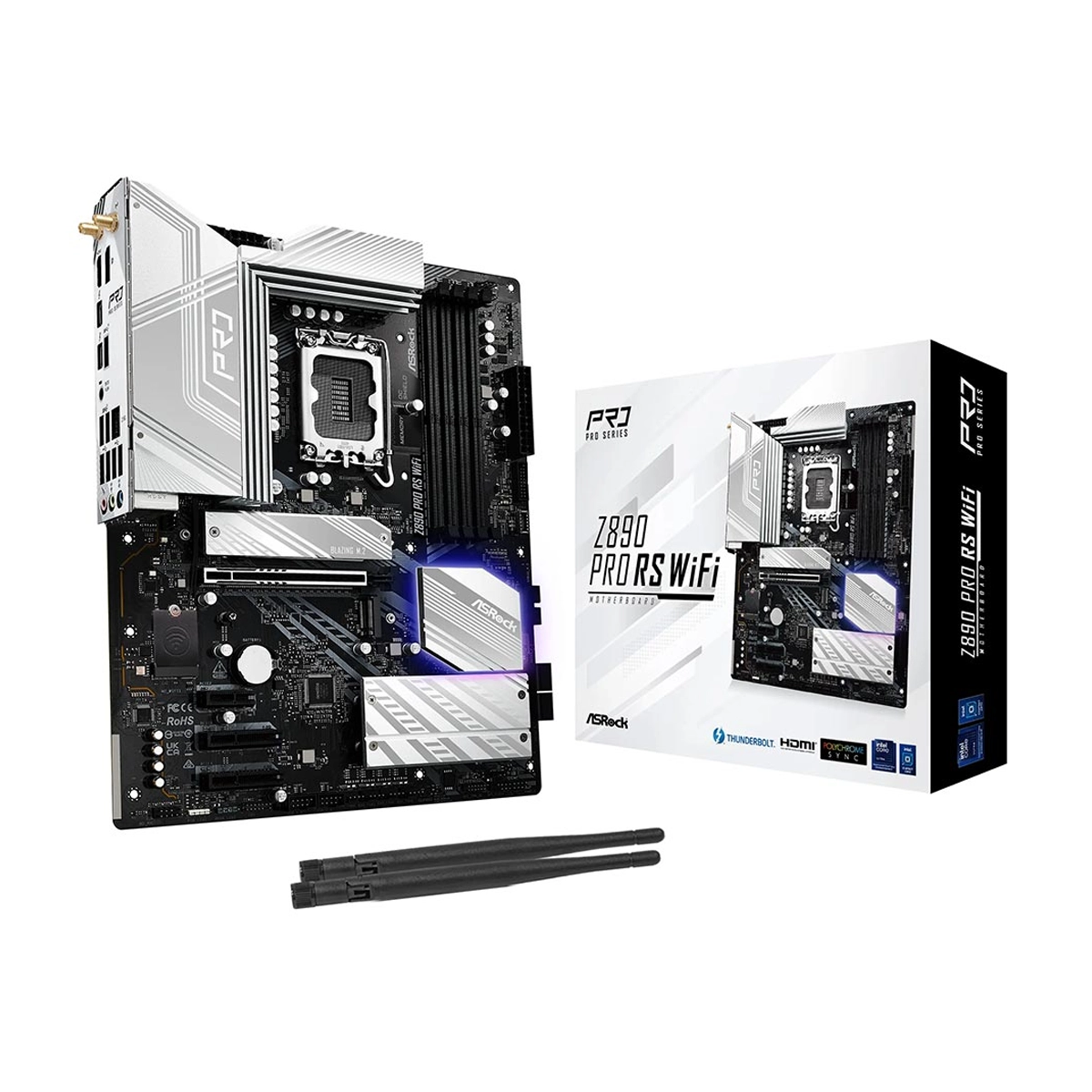 مادربرد ازراک مدل Z890-Pro RS WiFi DDR5 مادربرد ازراک مدل Z890-Pro RS WiFi DDR5