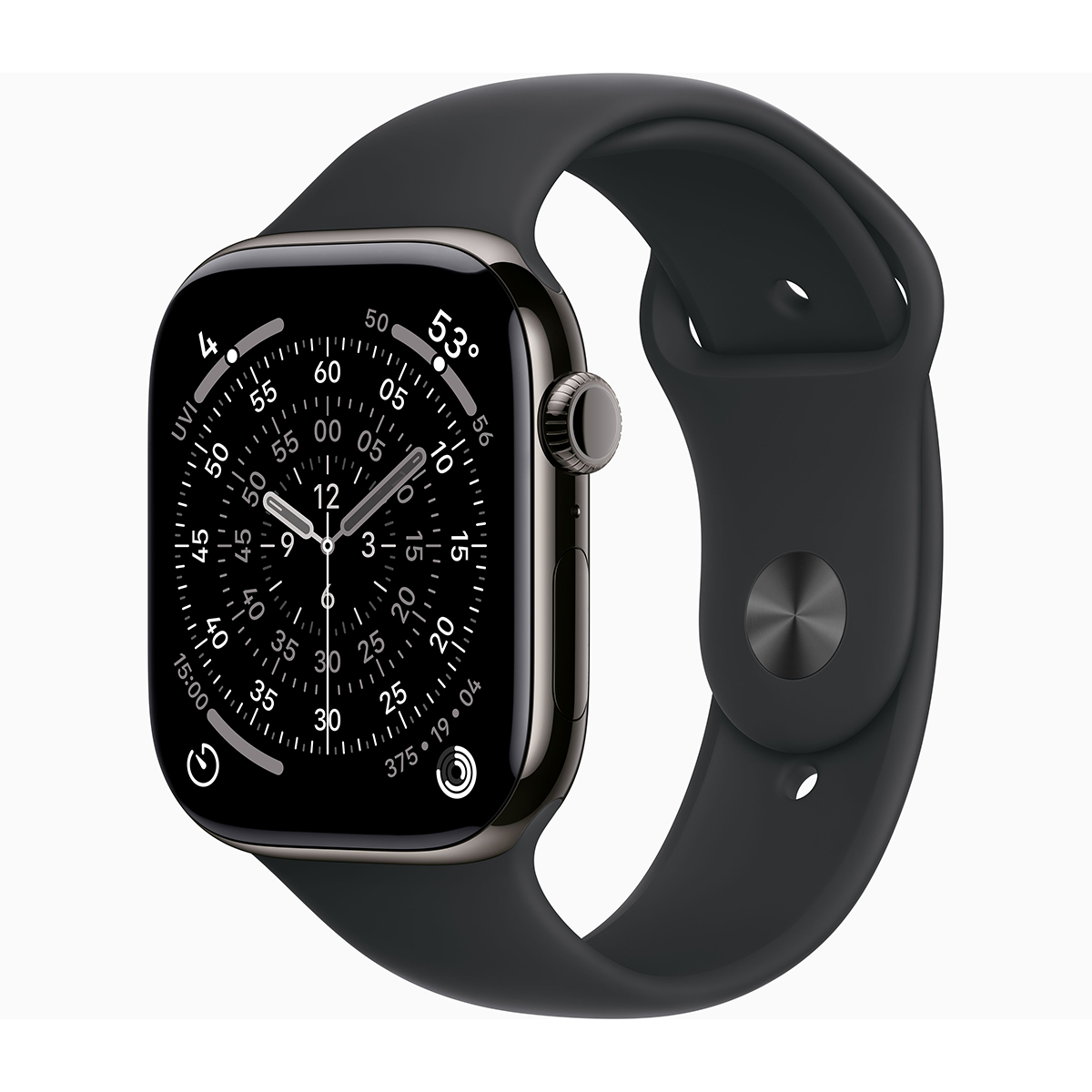 اپل واچ سری 11 تیتانیوم مدل 46 میلی متری  GPS و Cellular با بند Sport اپل واچ سری 11 تیتانیوم مدل 46 میلی متری  GPS و Cellular با بند Sport