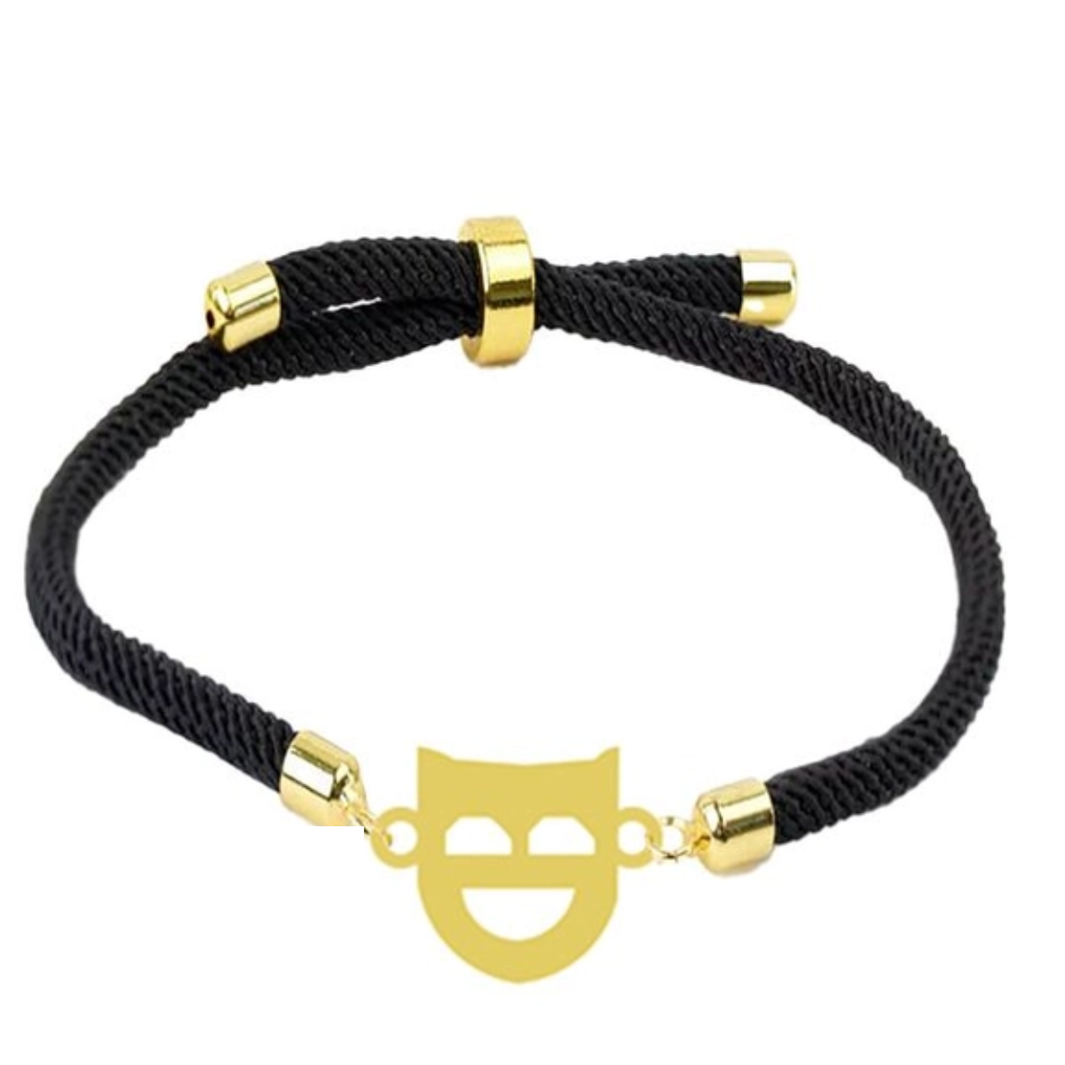 دستبند طلا عیار 18 زنانه شمیم گلد گالری مدل آسانسوری پلاک دار طرح ماسک-290 دستبند طلا عیار 18 زنانه شمیم گلد گالری مدل آسانسوری پلاک دار طرح ماسک-290