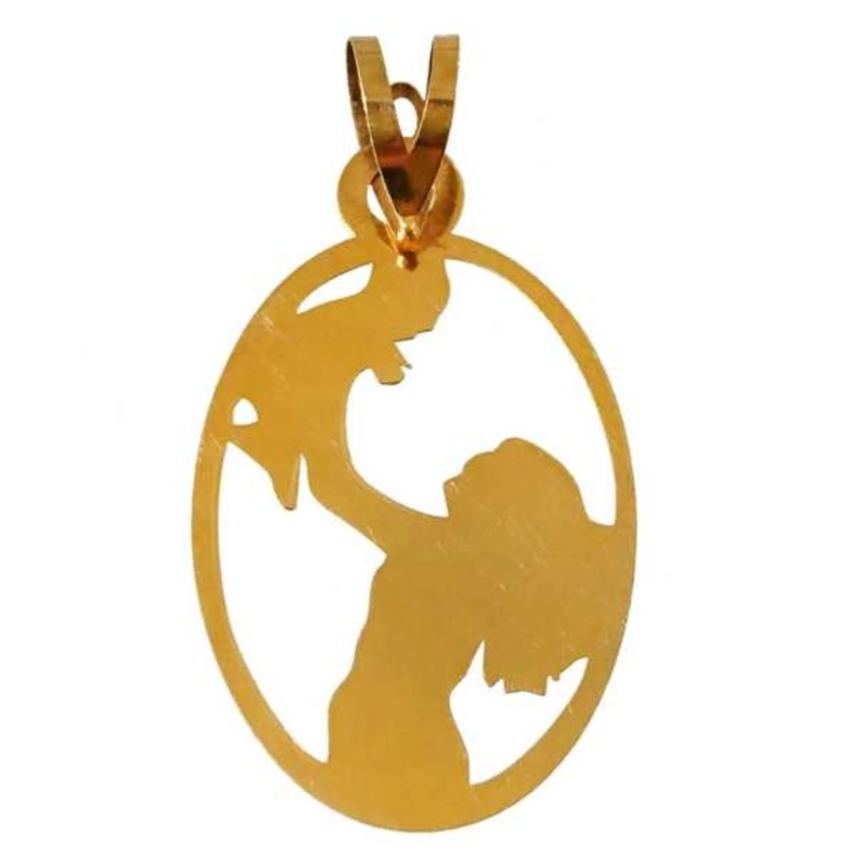 آویز گردنبند طلا 18 عیار شمیم گلد گالری مدل M942-0.24 آویز گردنبند طلا 18 عیار شمیم گلد گالری مدل M942-0.24