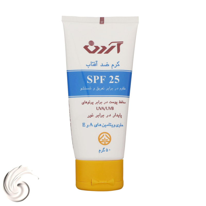 کرم ضدآفتاب بی رنگ آردن مدل SPF25 مناسب انواع پوست وزن 50 گرم- کرم ضدآفتاب بی رنگ آردن مدل SPF25 مناسب انواع پوست وزن 50 گرم-