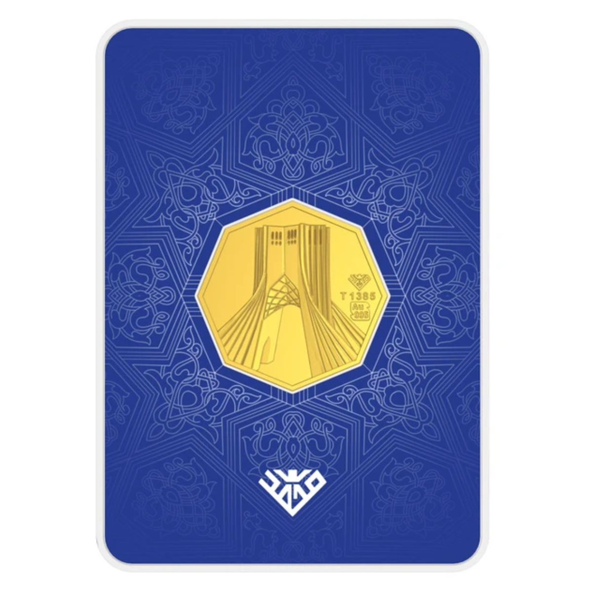 شمش طلا 1 گرم 24 عیار طلای محمد مدل برج آزادی کد SA1000 شمش طلا 1 گرم 24 عیار طلای محمد مدل برج آزادی کد SA1000