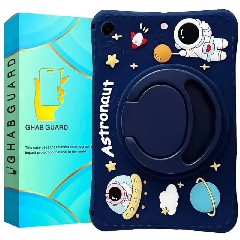 کاور تبلت سامسونگ Galaxy Tab A9 Plus قاب گارد مدل FAZTAB به همراه بند آویز-سرمهای کاور تبلت سامسونگ Galaxy Tab A9 Plus قاب گارد مدل FAZTAB به همراه بند آویز-سرمهای