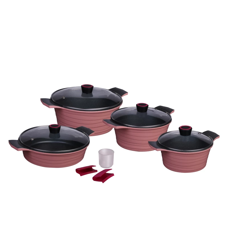 سرویس پخت و پز 11 پارچه تکنو مدل ونوس-طوسی سرویس پخت و پز 11 پارچه تکنو مدل ونوس-طوسی