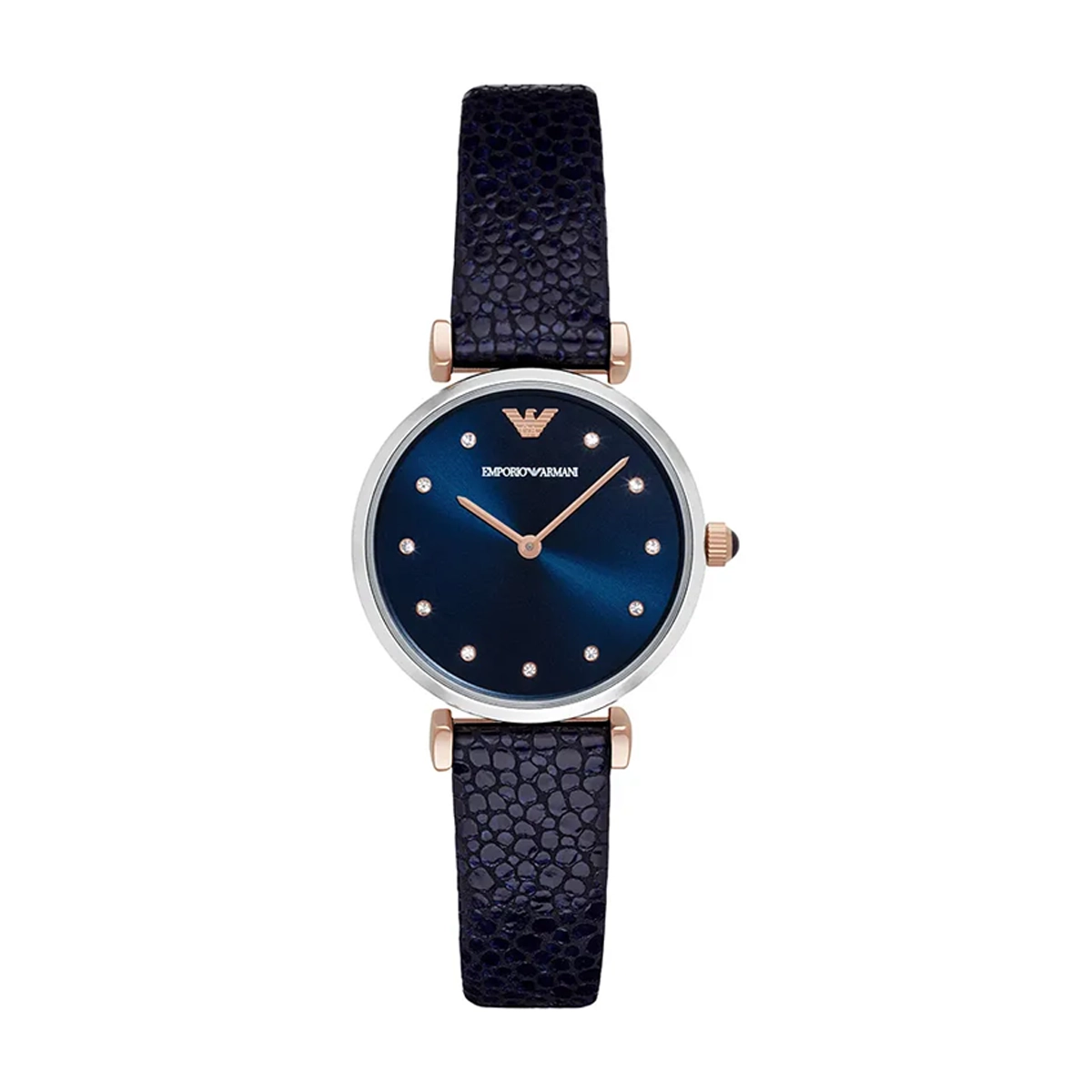 ساعت مچی عقربه ای زنانه امپریو آرمانی مدل AR1989-سرمه‌ای
