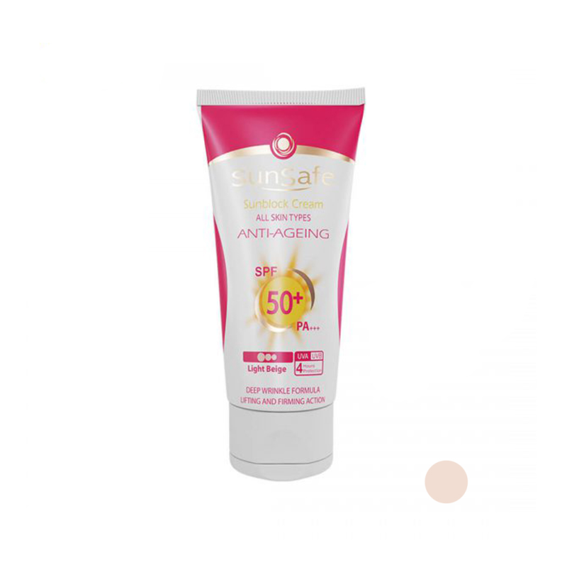 کرم ضد آفتاب سان سیف مدل anti ageing حجم 50 میلی لیتر- کرم ضد آفتاب سان سیف مدل anti ageing حجم 50 میلی لیتر-
