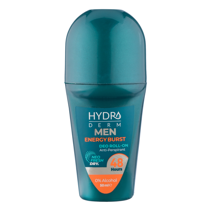 رول ضد تعریق مردانه هیدرودرم مدل Energy Burst حجم 50 میلی لیتر رول ضد تعریق مردانه هیدرودرم مدل Energy Burst حجم 50 میلی لیتر
