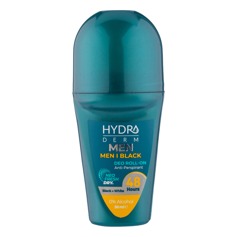 رول ضد تعریق مردانه هیدرودرم مدل Black حجم 50 میلی لیتر رول ضد تعریق مردانه هیدرودرم مدل Black حجم 50 میلی لیتر