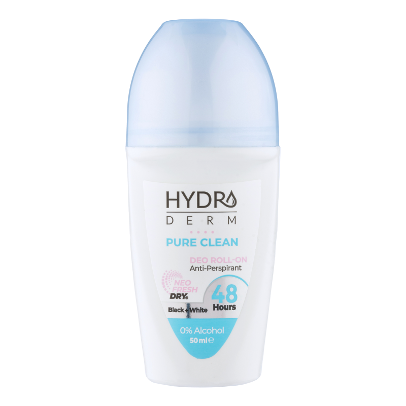 رول ضد تعریق زنانه هیدرودرم مدل Pure Clean حجم 50 میلی لیتر رول ضد تعریق زنانه هیدرودرم مدل Pure Clean حجم 50 میلی لیتر