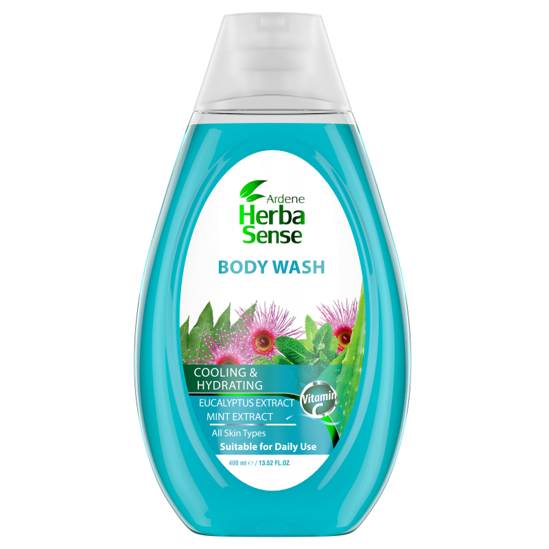 شامپو بدن آردن هرباسنس مدل Cooling And Hydrating مناسب انواع پوست حجم 400 میلی لیتر- شامپو بدن آردن هرباسنس مدل Cooling And Hydrating مناسب انواع پوست حجم 400 میلی لیتر-
