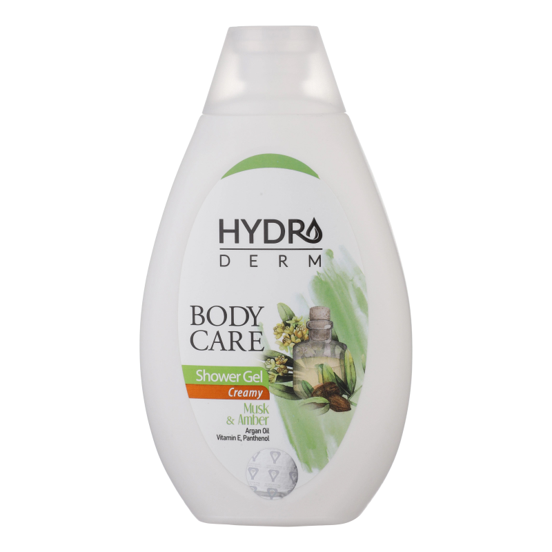 شامپو بدن کرمی هیدرودرم مدل Musk and Amber مناسب انواع پوست حجم 500 میلی لیتر- شامپو بدن کرمی هیدرودرم مدل Musk and Amber مناسب انواع پوست حجم 500 میلی لیتر-