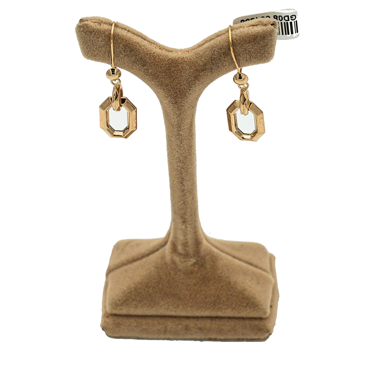 گوشواره طلا زنانه مدل هندسی کد 4558-3.53 گوشواره طلا زنانه مدل هندسی کد 4558-3.53