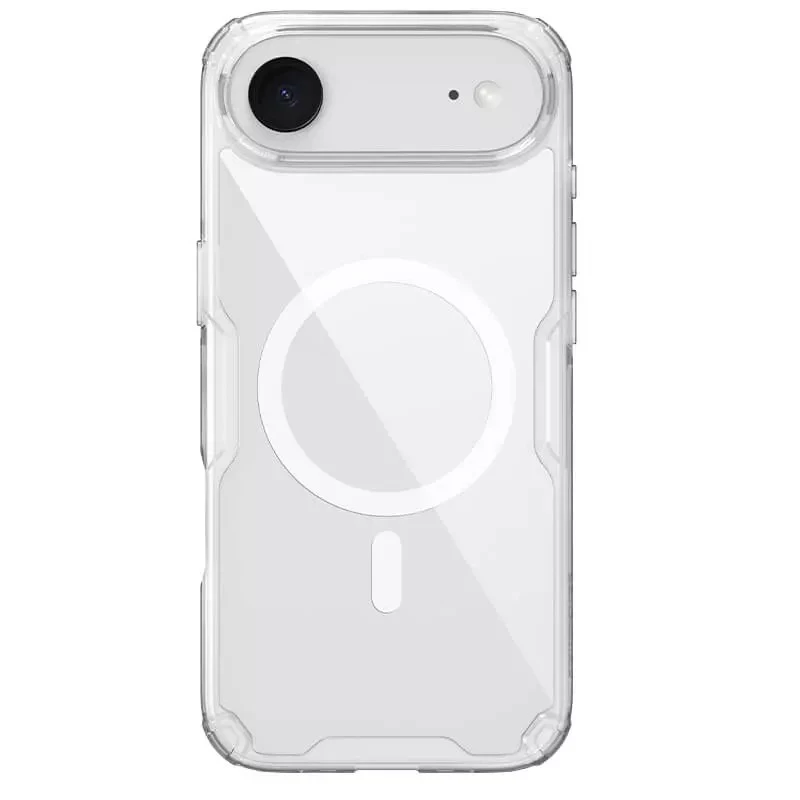 کاور گوشی اپل iPhone 17 Air نیلکین مدل Nature TPU Pro Magnetic -بی رنگ شفاف کاور گوشی اپل iPhone 17 Air نیلکین مدل Nature TPU Pro Magnetic -بی رنگ شفاف