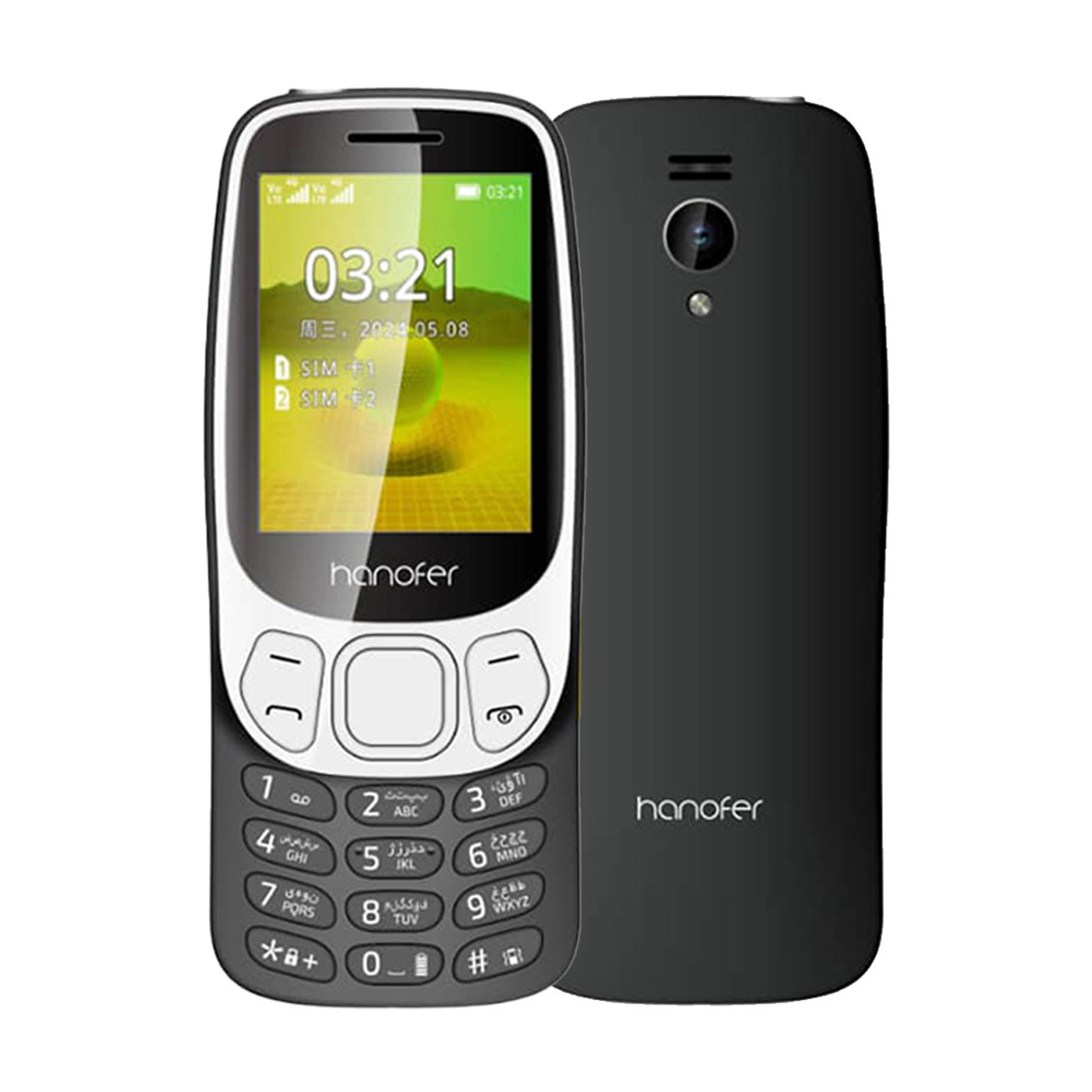 گوشی موبایل هانوفر مدل 3310 ورژن 2024-طوسی