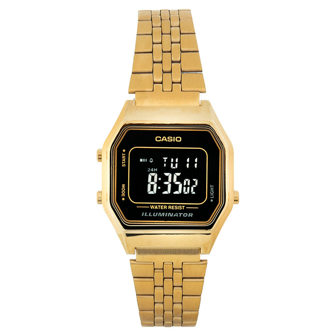 ساعت دیجیتال کاسیو مدل LA680WGA-1BDF-طلایی ساعت دیجیتال کاسیو مدل LA680WGA-1BDF-طلایی