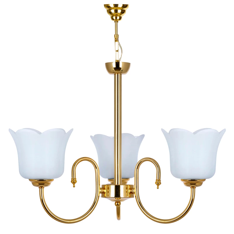 لوستر 3 شعله چشمه نور کد 856.3-کروم لوستر 3 شعله چشمه نور کد 856.3-کروم