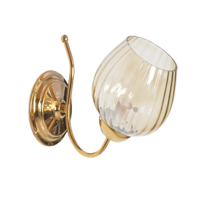 چراغ دیواری چشمه نور مدل AB807.1W-طلایی