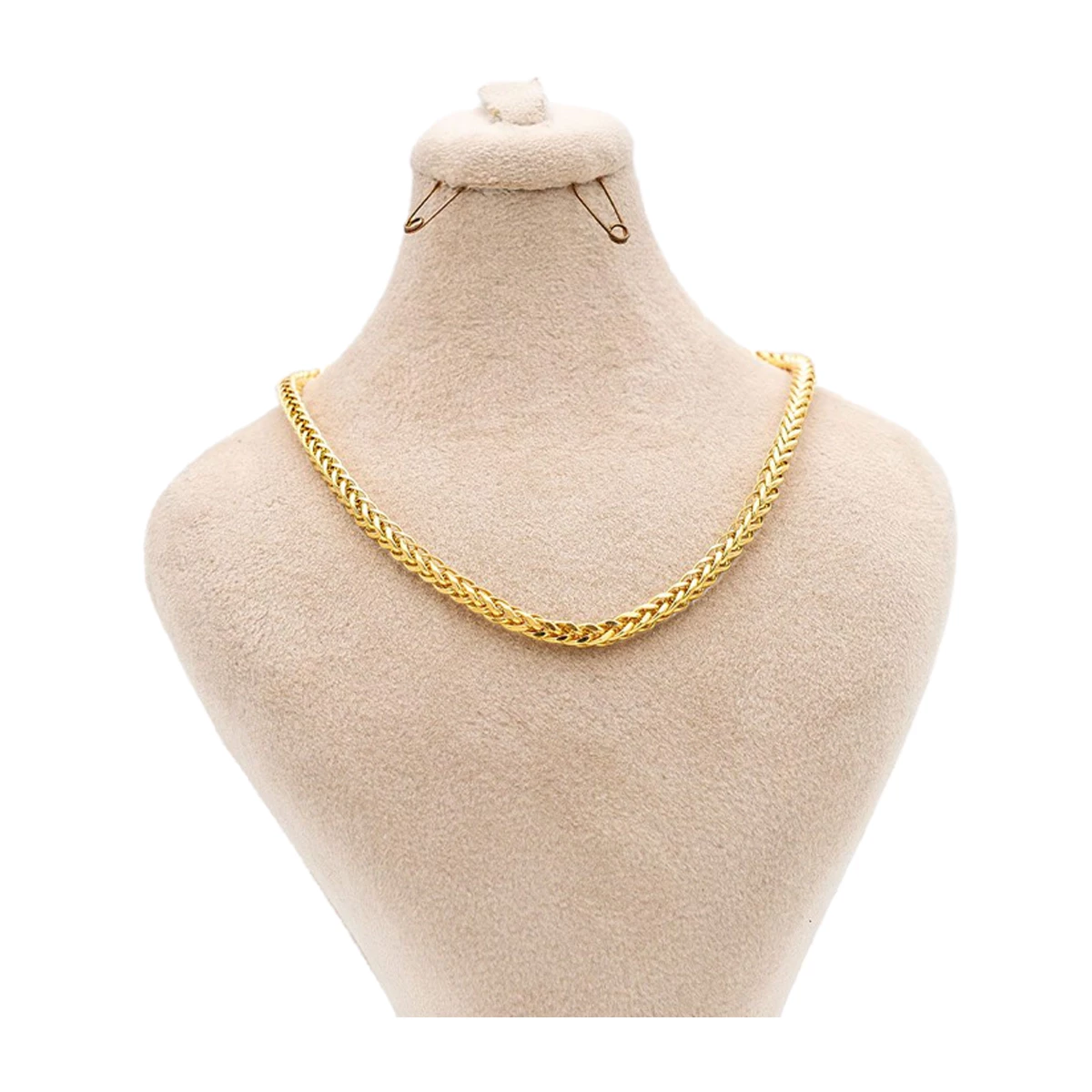 زنجیر طلا زنانه گالری طلا عرفان مدل میرو درشت طول 45 سانتی متر-8.73