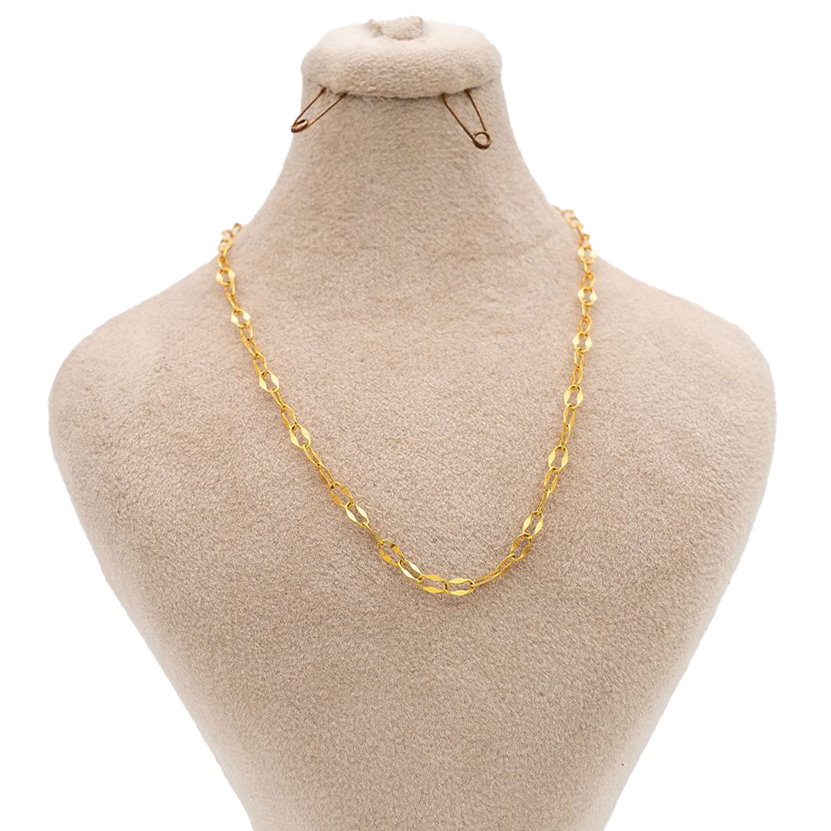 زنجیر طلا زنانه گالری طلا عرفان مدل استار درشت-2.26 زنجیر طلا زنانه گالری طلا عرفان مدل استار درشت-2.26