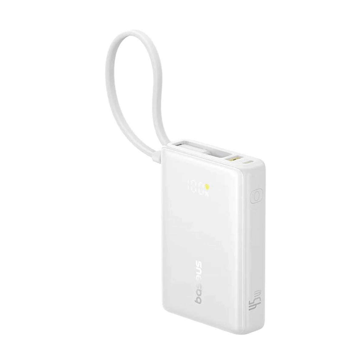 پاوربانک باسئوس مدل PicoGo 45W ظرفیت 10000 میلی آمپر ساعت-سفید پاوربانک باسئوس مدل PicoGo 45W ظرفیت 10000 میلی آمپر ساعت-سفید