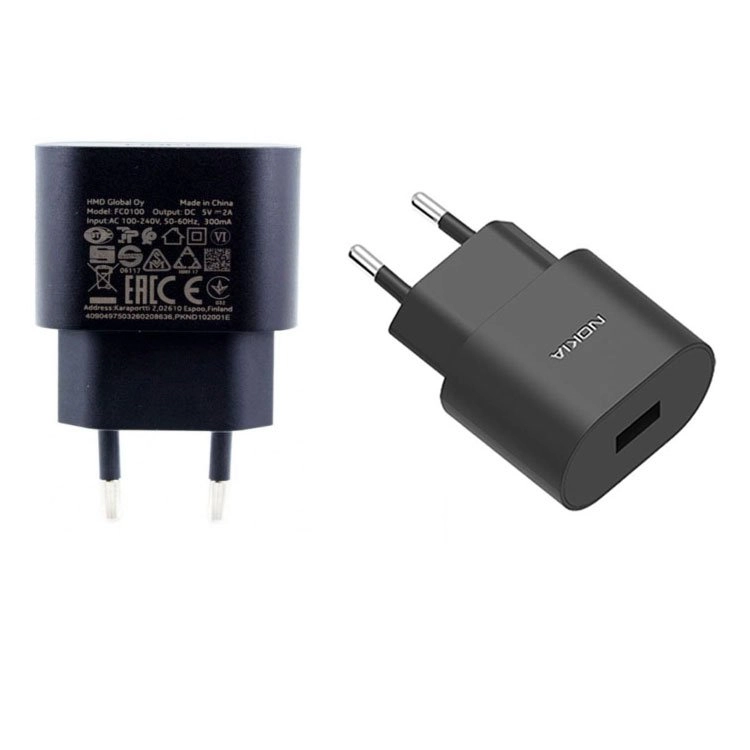 آداپتور شارژ سریع اصلی نوکیا 5 ولت 3 آمپر آداپتور شارژ سریع اصلی نوکیا 5 ولت 3 آمپر