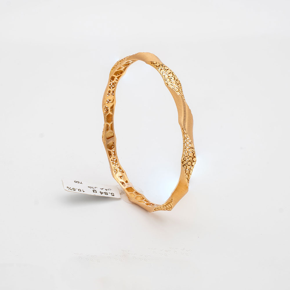 النگو طلا 18 عیار گالری طلا عرفان مدل شمش لوکس کد3246 النگو طلا 18 عیار گالری طلا عرفان مدل شمش لوکس کد3246