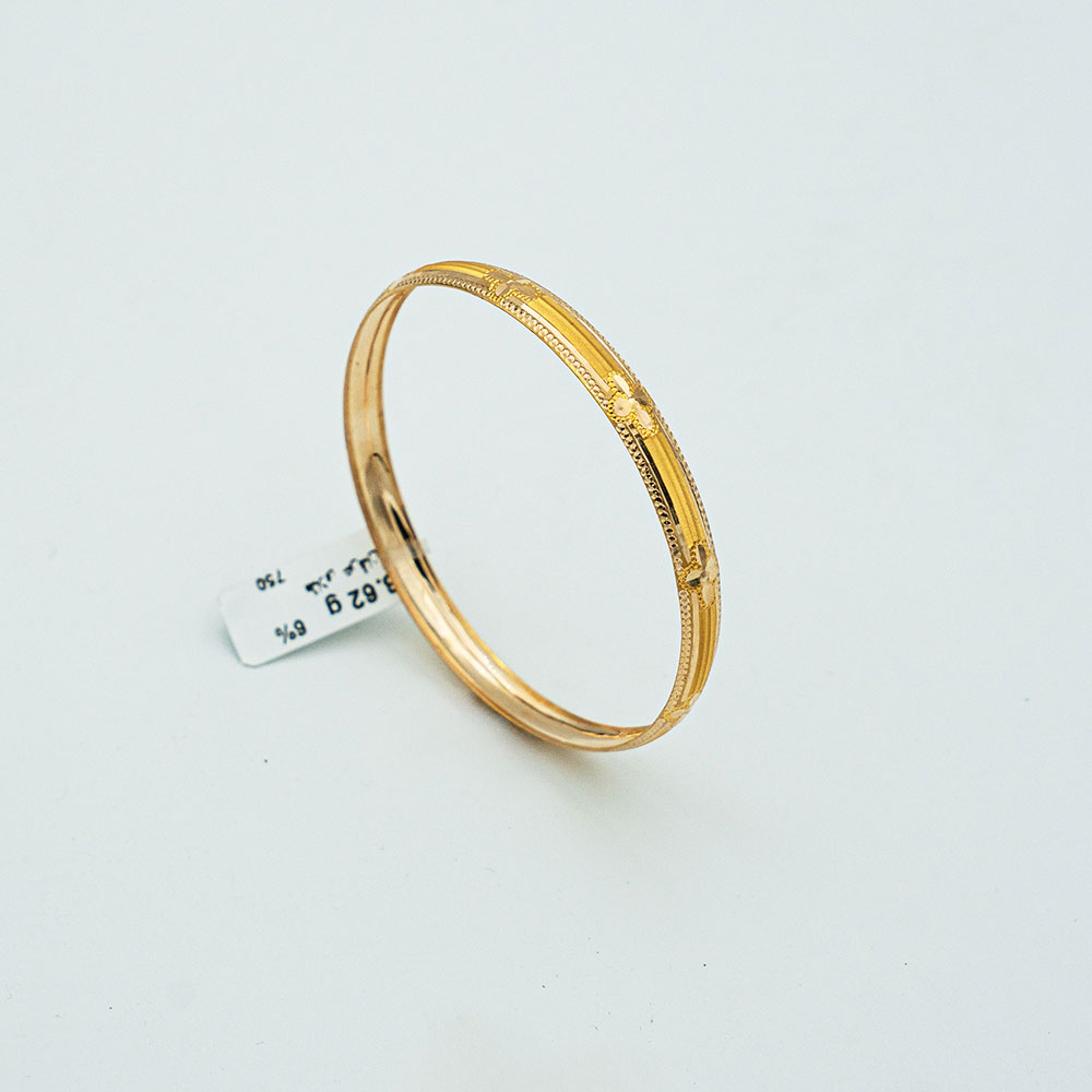 النگو طلا 18 عیار گالری طلا عرفان مدل آرسو کد 4062 النگو طلا 18 عیار گالری طلا عرفان مدل آرسو کد 4062