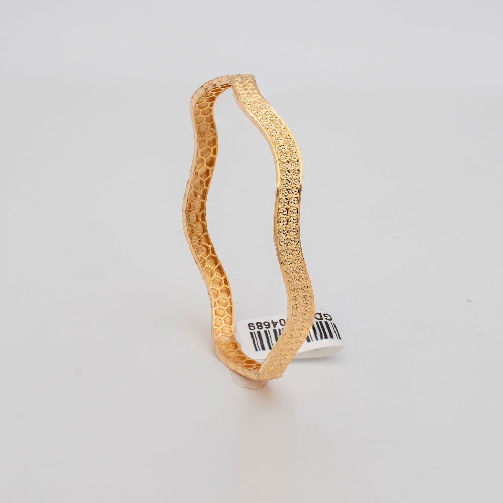 النگو طلا 18 عیار گالری طلا عرفان مدل آلتین کد 4684 النگو طلا 18 عیار گالری طلا عرفان مدل آلتین کد 4684