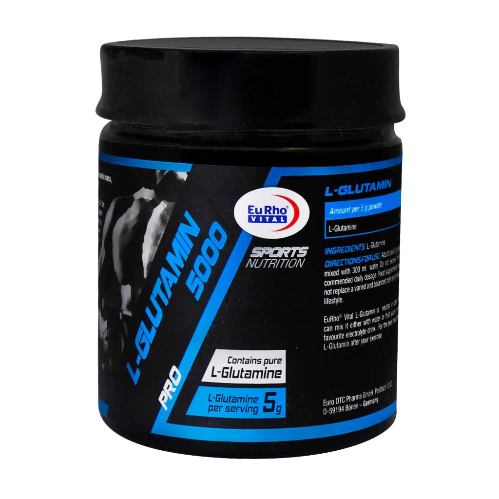 پودر ال گلوتامین 5000 یوروویتال 300 گرم پودر ال گلوتامین 5000 یوروویتال 300 گرم