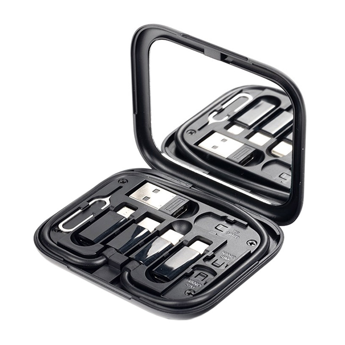 مبدل USB / MicroUSB / Lightning / Type-C و پایه نگهدارنده هیسکا مدل HR-01 مبدل USB / MicroUSB / Lightning / Type-C و پایه نگهدارنده هیسکا مدل HR-01