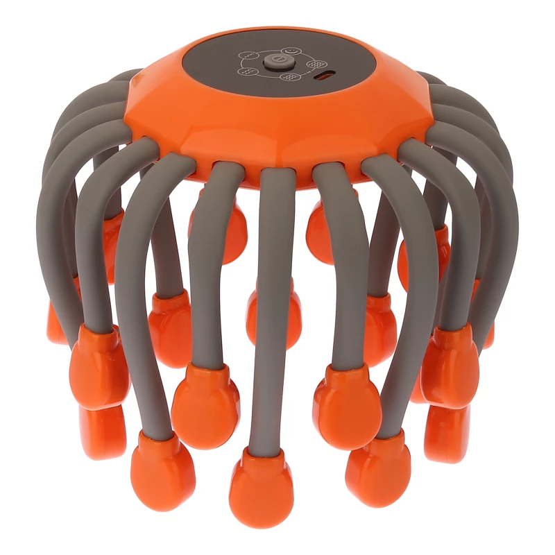 ماساژور برقی سر مدل BZY-008-نارنجی ماساژور برقی سر مدل BZY-008-نارنجی